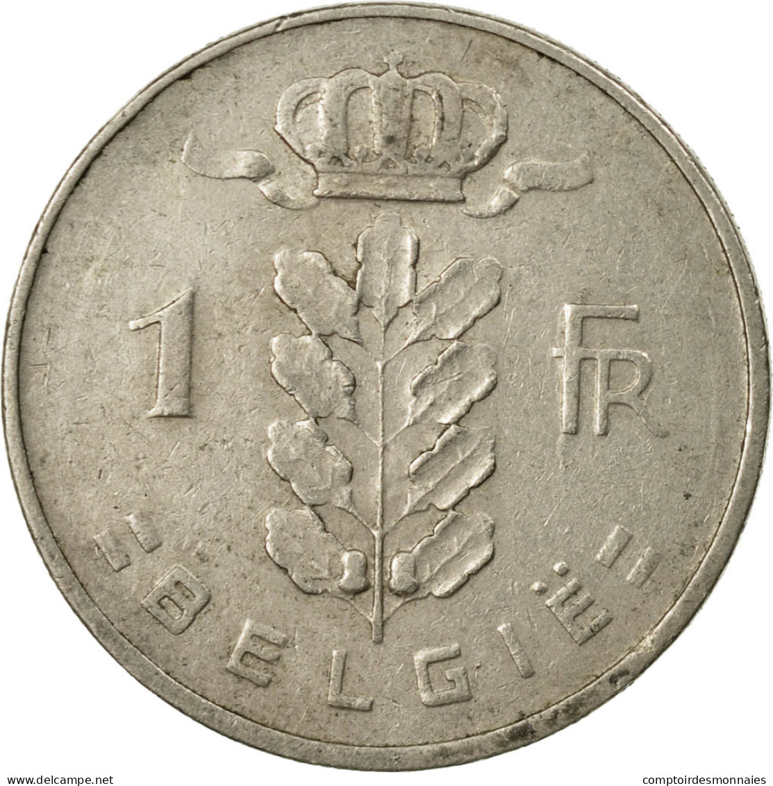 Monnaie, Belgique, Franc, 1960, TB+, Copper-nickel, KM:143.1 - 1 Franc