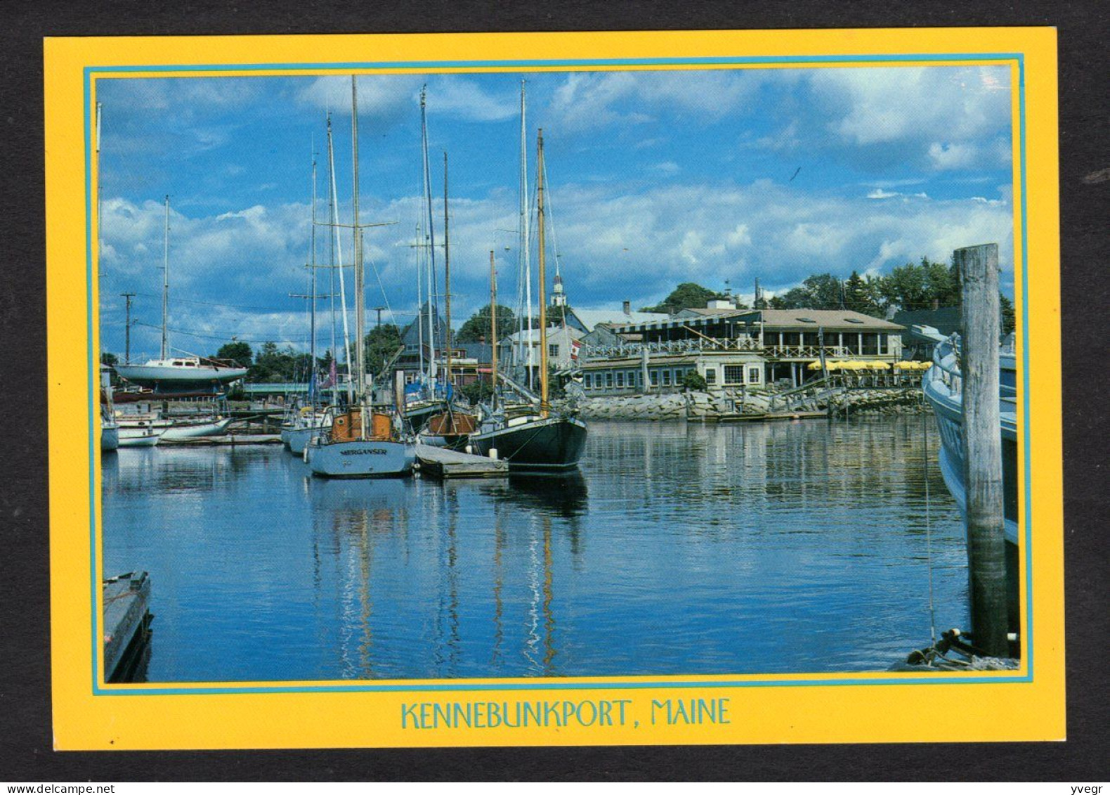 Etats Unis - KENNEBUNKPORT , Maine " America's Scenic Wonderland " - Le Port - Kennebunkport