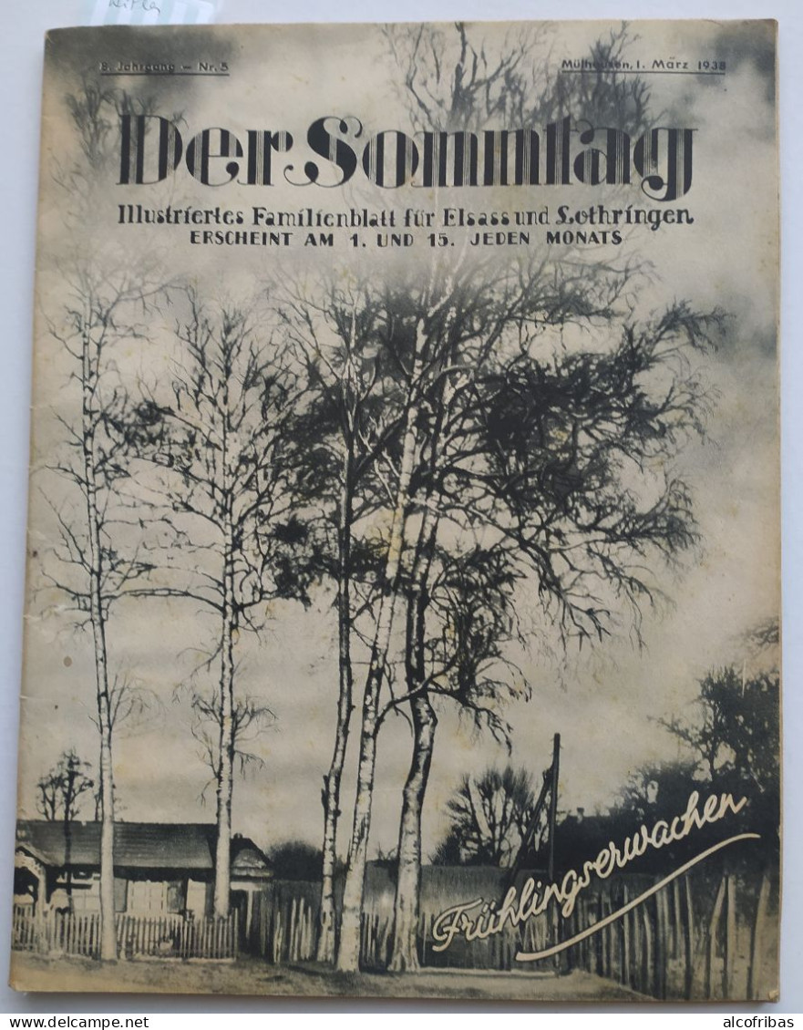 Der Sonntag Le Dimanche Briquetterie Strasbourg L'orient Wissembourg Blanche Neige Reportages Photos Et Gravures - Andere & Zonder Classificatie