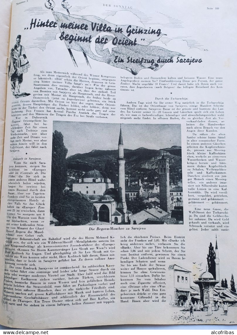 Der Sonntag Le Dimanche Briquetterie Strasbourg L'orient Wissembourg Blanche Neige Reportages Photos Et Gravures - Other & Unclassified