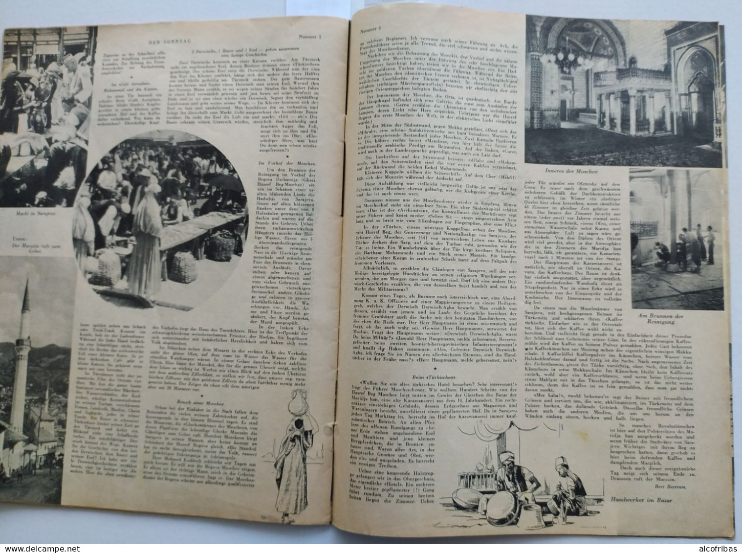 Der Sonntag Le Dimanche Briquetterie Strasbourg L'orient Wissembourg Blanche Neige Reportages Photos Et Gravures - Sonstige & Ohne Zuordnung