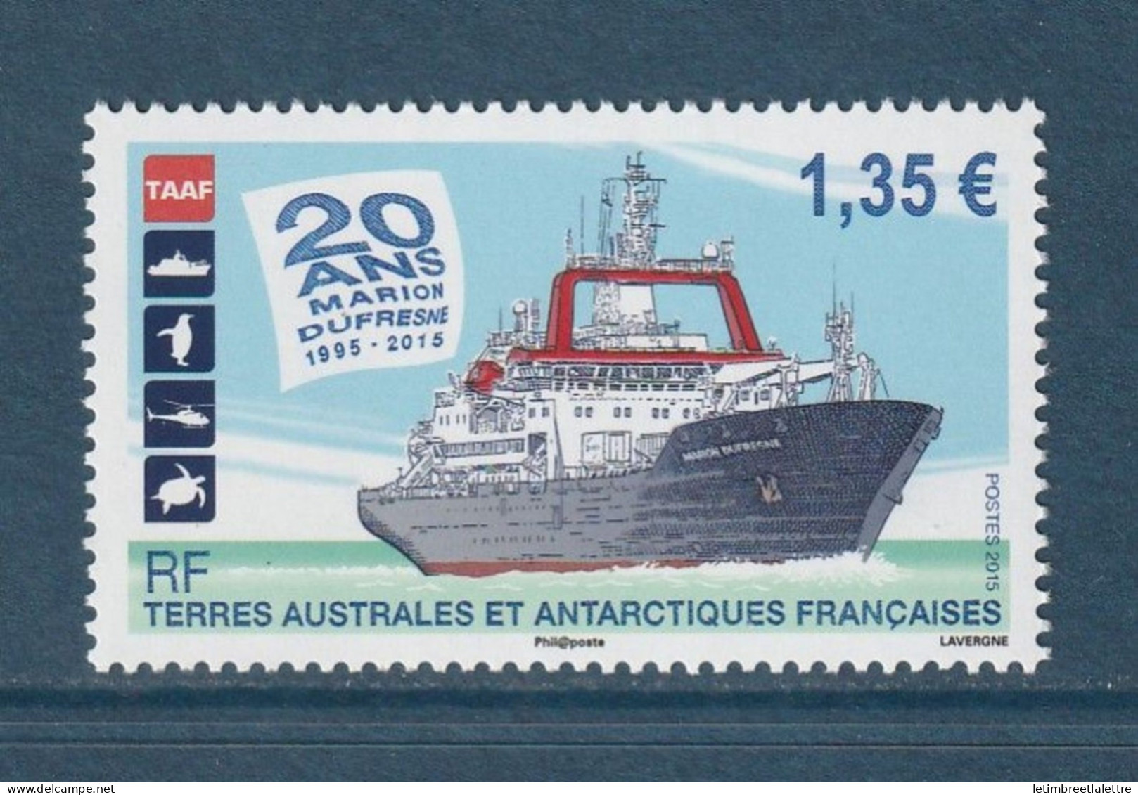 TAAF - YT N° 752 ** - Neuf Sans Charnière - 2015 - Unused Stamps