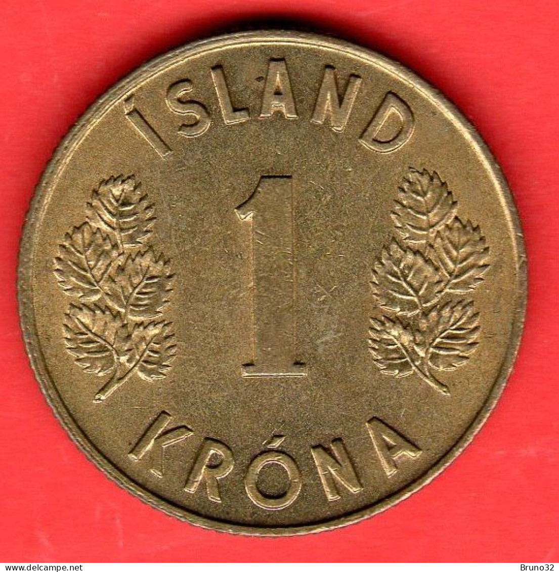 ISLANDA - ISLAND - ICELAND - 1975 -  1 Krona - SPL/XF - Come Da Foto - Iceland