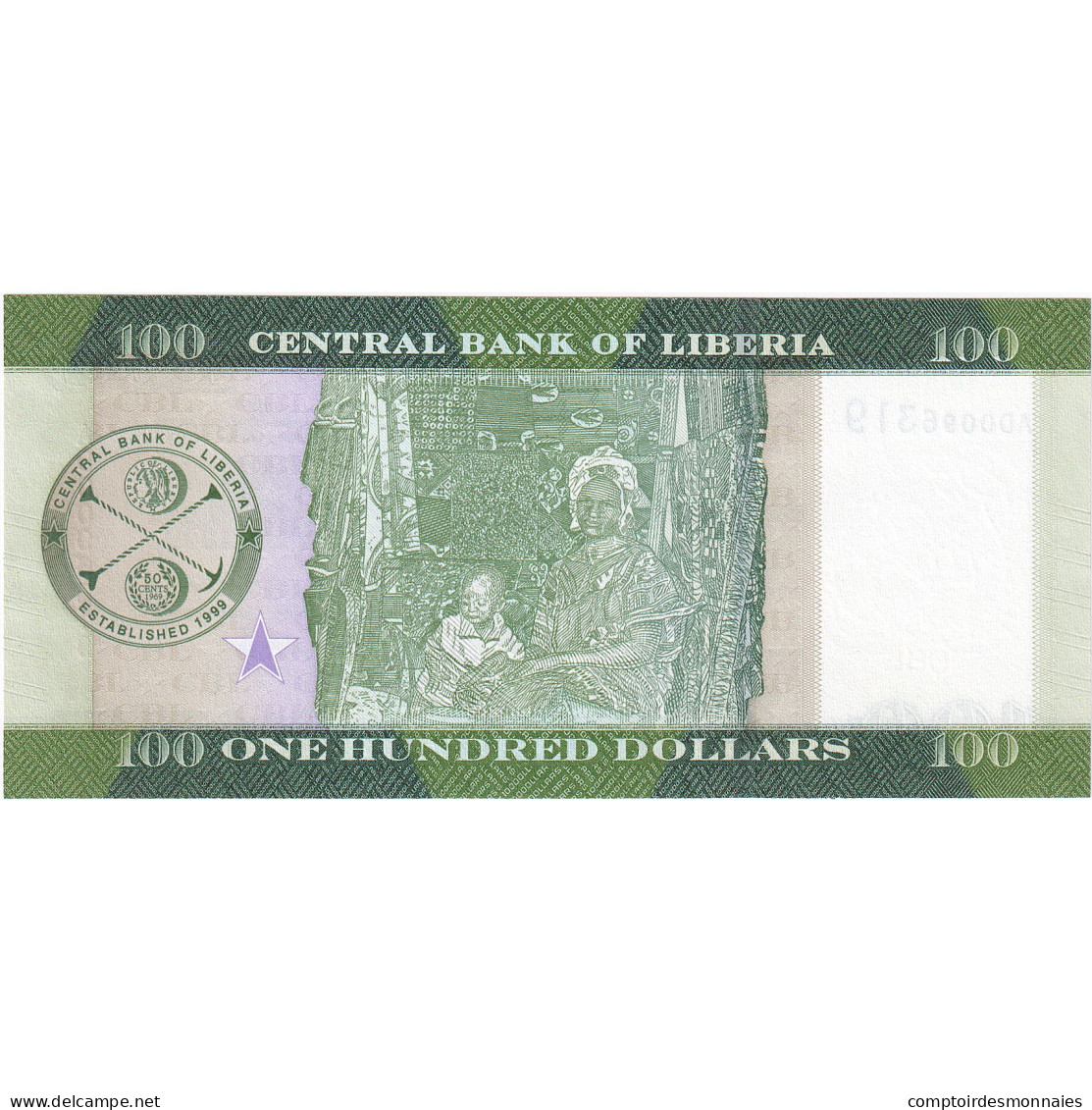 Libéria, 100 Dollars, 2017, NEUF - Liberia