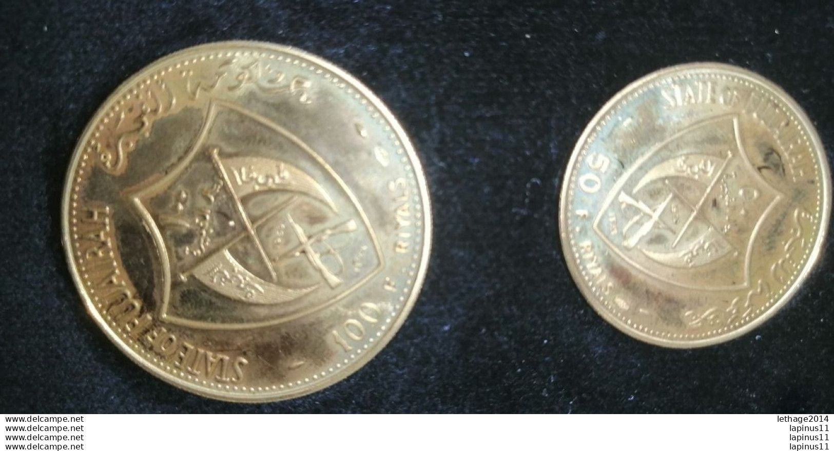 FUJAIRAH: Muhammad b. Hamad al-Sharqi, 1952-1974, 8-coin proof set, 1969-70 GOLD AND SILVER VERY RARE