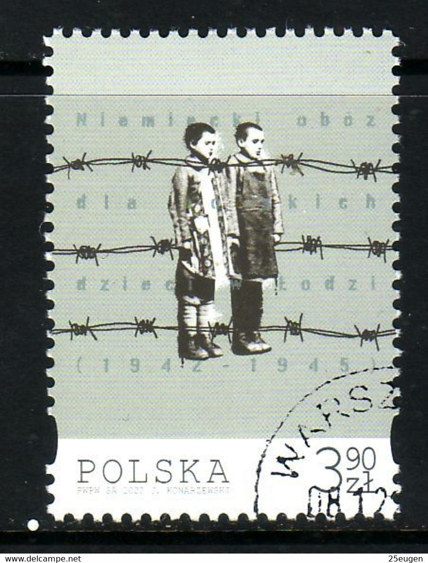 POLAND 2022 German Camp For Polish Children In Łódz  Used - Used Stamps