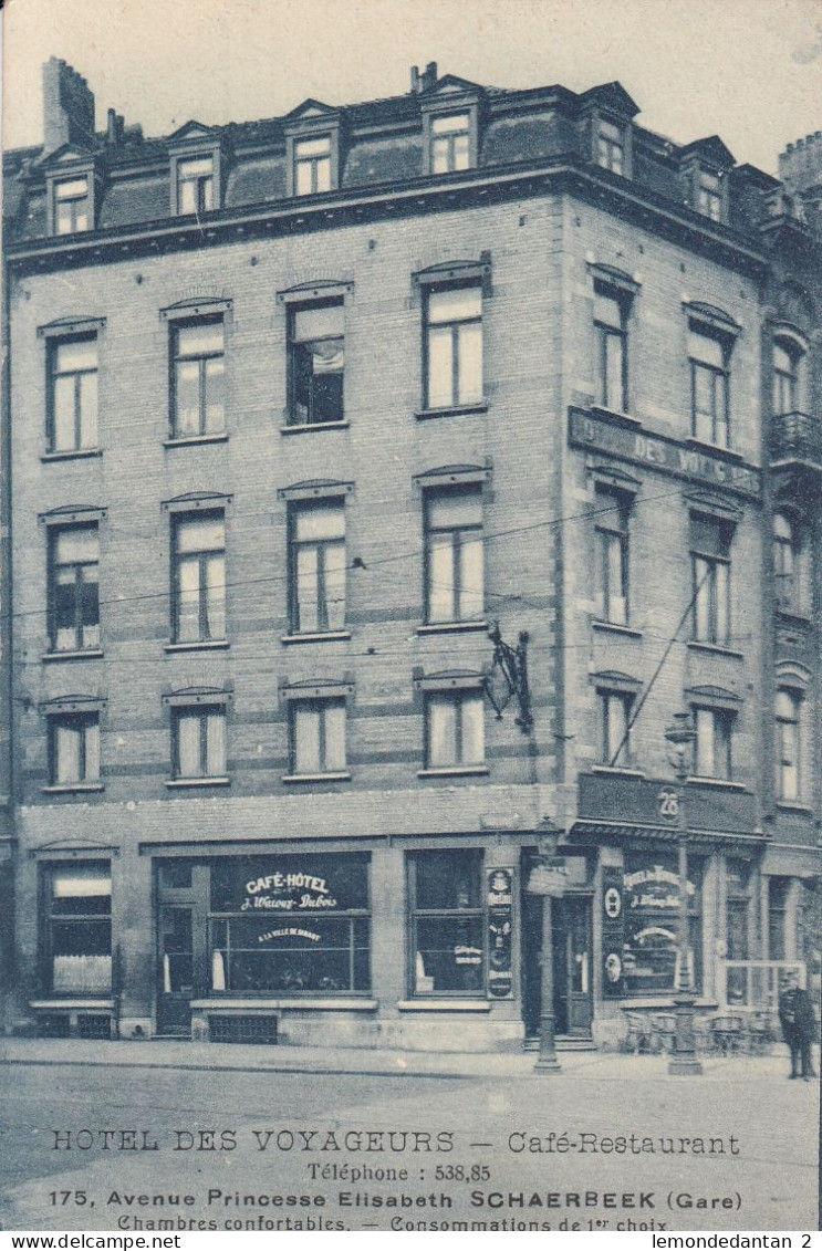 Schaerbeek - Avenue Princesse Elisabeth - Hôtel Des Voyageurs - Café-Restaurant - Schaarbeek - Schaerbeek