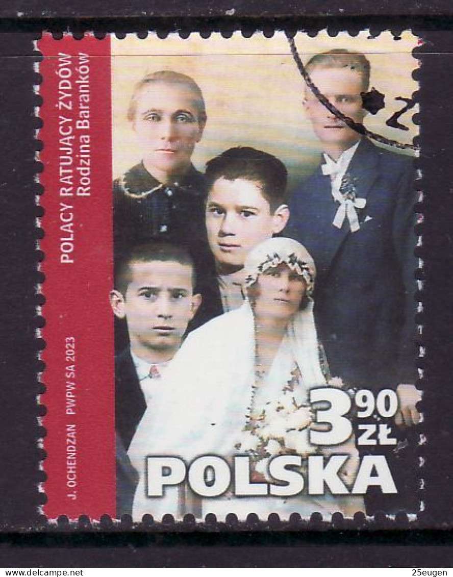 POLAND 2023 Poles Rescuing Jews USED - Oblitérés