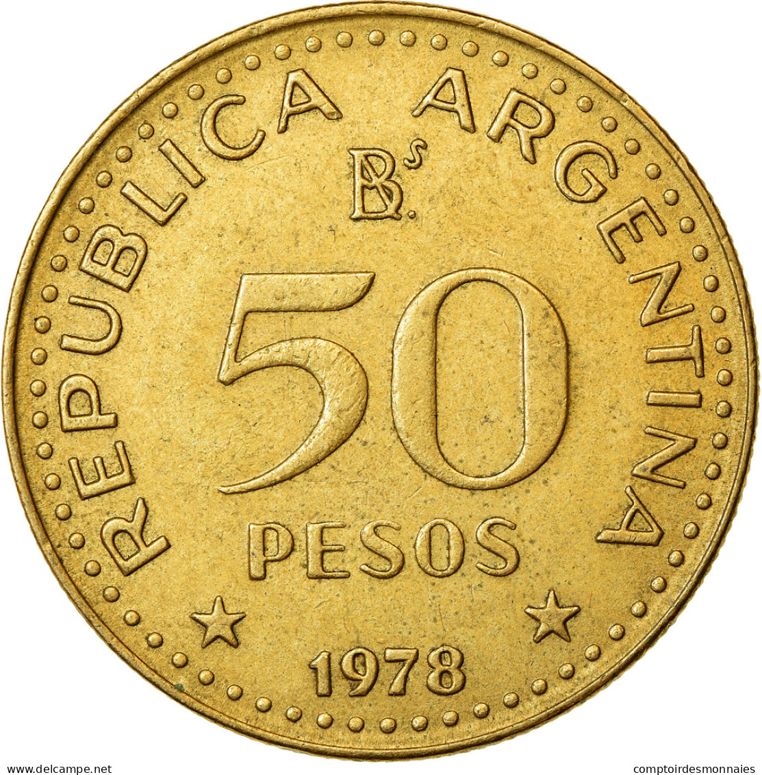 Monnaie, Argentine, 50 Pesos, 1978, TTB, Aluminum-Bronze, KM:81 - Argentina