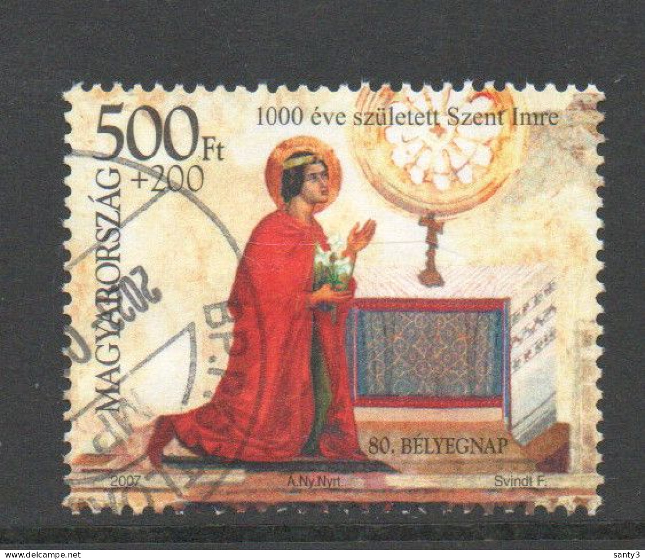 Hongarije  2007 Mi 5185 Uit Blok 312 Gestempeld - Used Stamps
