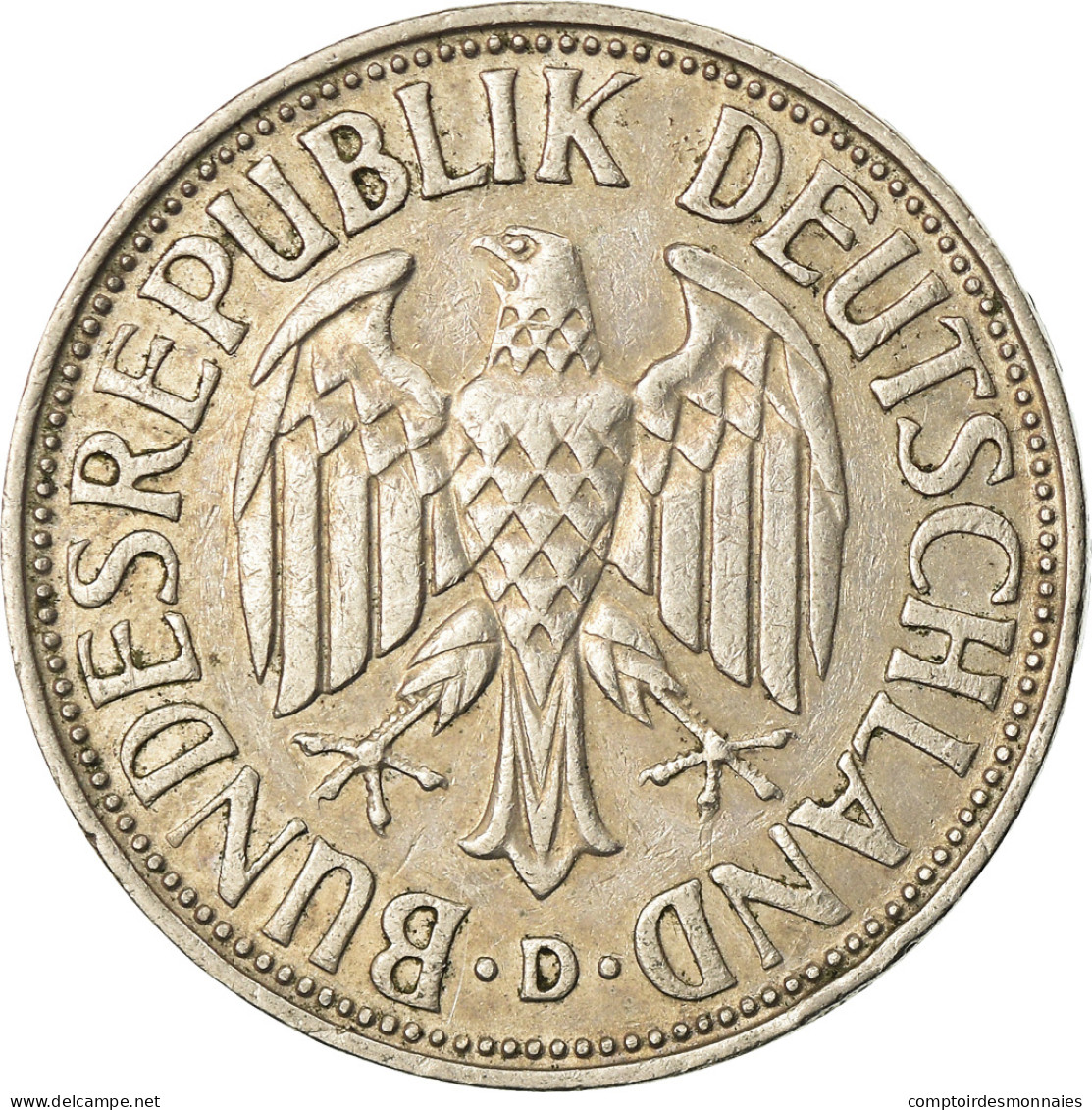 Monnaie, République Fédérale Allemande, Mark, 1956, Munich, TTB - 1 Mark