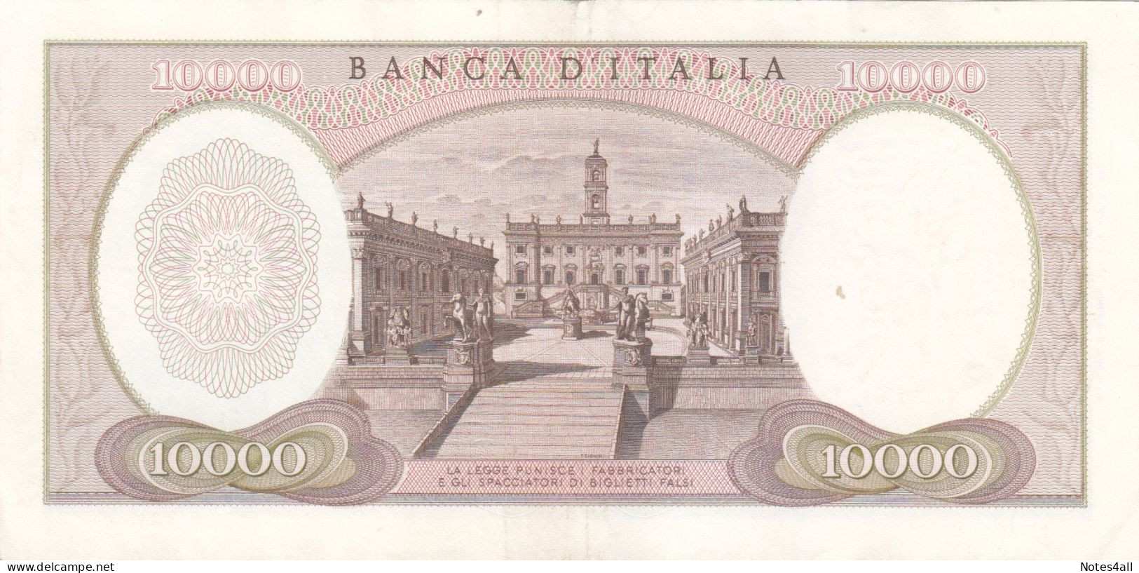 ITALY 10000 LIRE 1962 P- 97 EF+ SERIES B - Jordanië