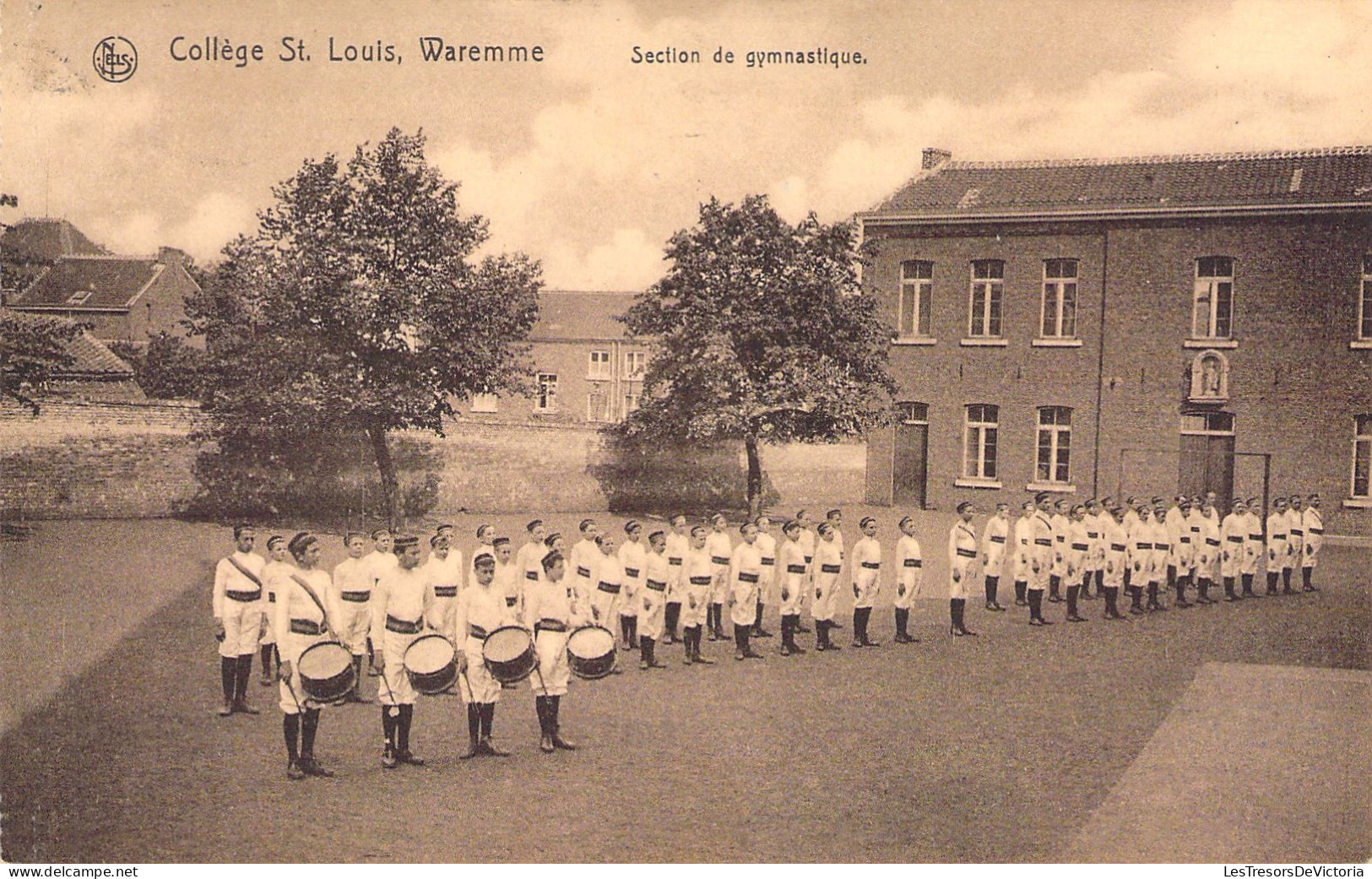 BELGIQUE - College St Louis Waremme - Section De Gymnastique - Carte Postale Ancienne - Waremme