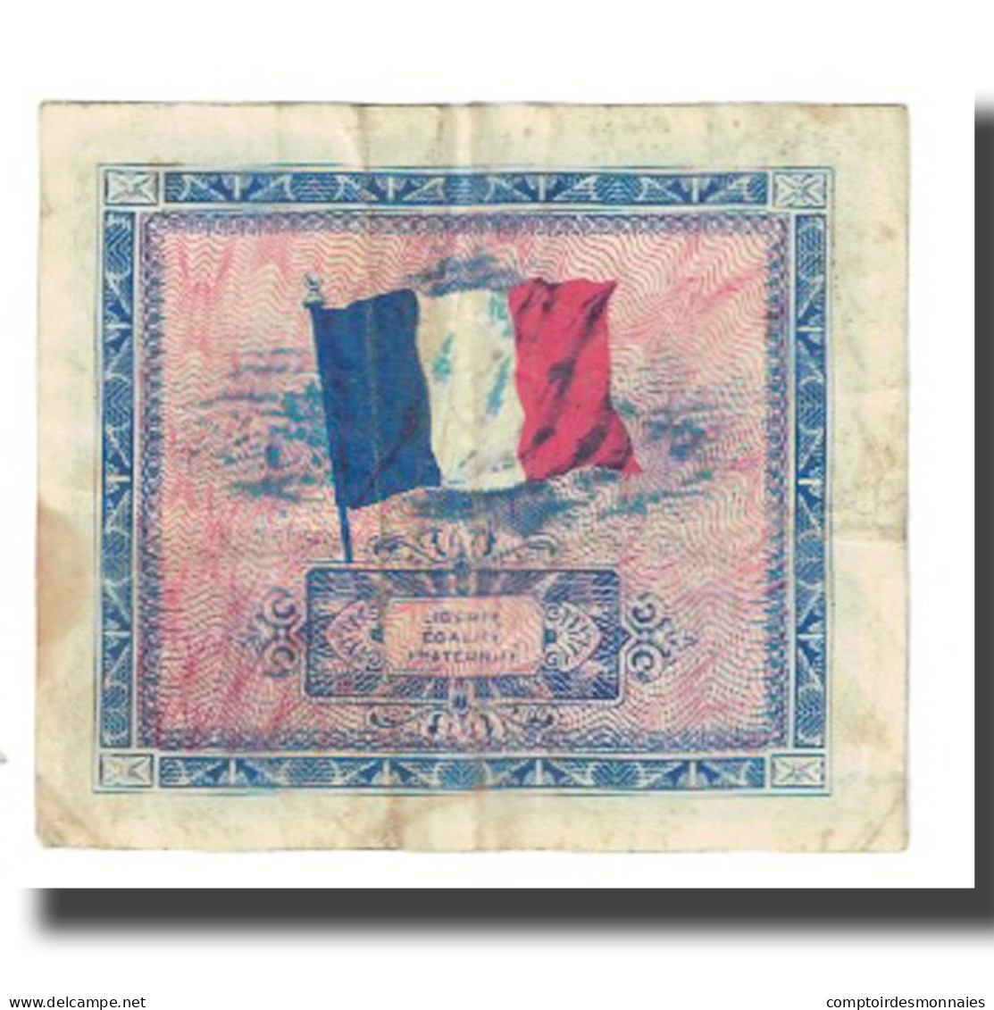 France, 10 Francs, Drapeau/France, 1944, TB, Fayette:VF18.01, KM:116a - 1944 Drapeau/Francia