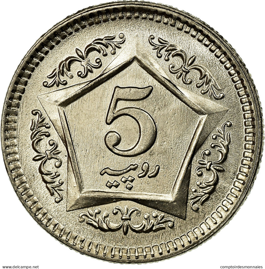 Monnaie, Pakistan, 5 Rupees, 2003, TTB, Copper-nickel, KM:65 - Pakistan