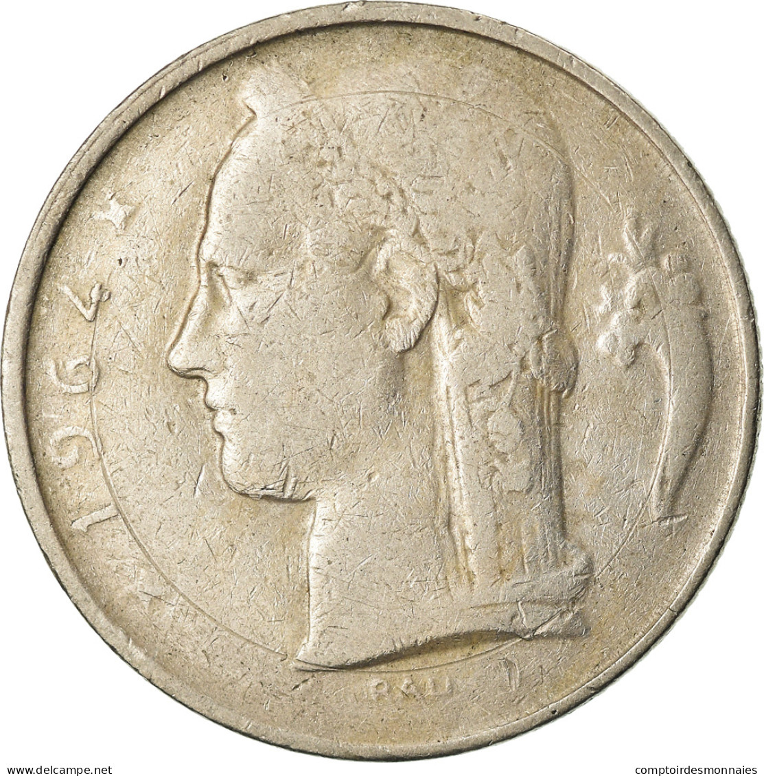 Monnaie, Belgique, 5 Francs, 5 Frank, 1964, TB, Copper-nickel, KM:135.1 - 5 Francs