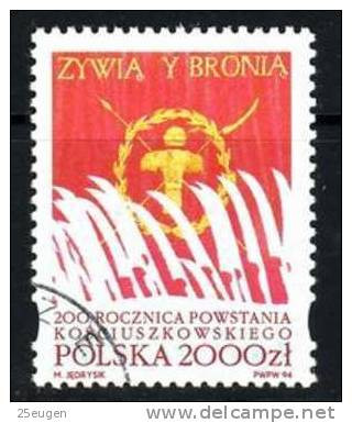 POLAND 1993 MICHEL No: 3483  USED - Oblitérés