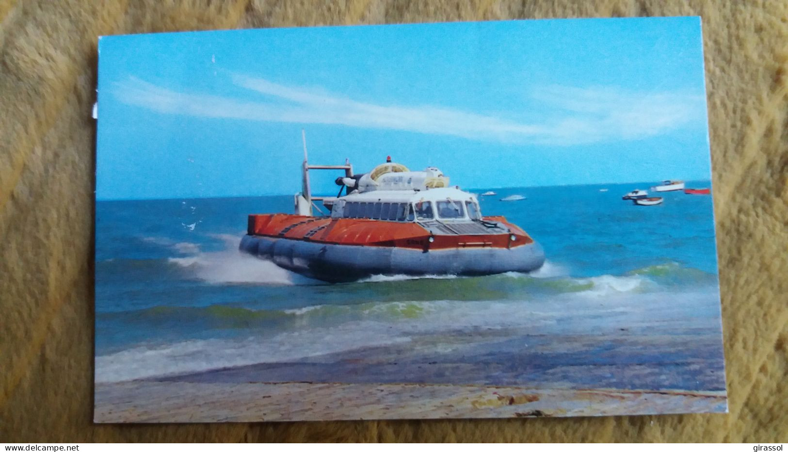 CPSM BATEAU AEROGLISSEUR HOVERCARFT FRANCE ANGLETERRE ? PHOTO PRECISION LIMITED - Hovercraft