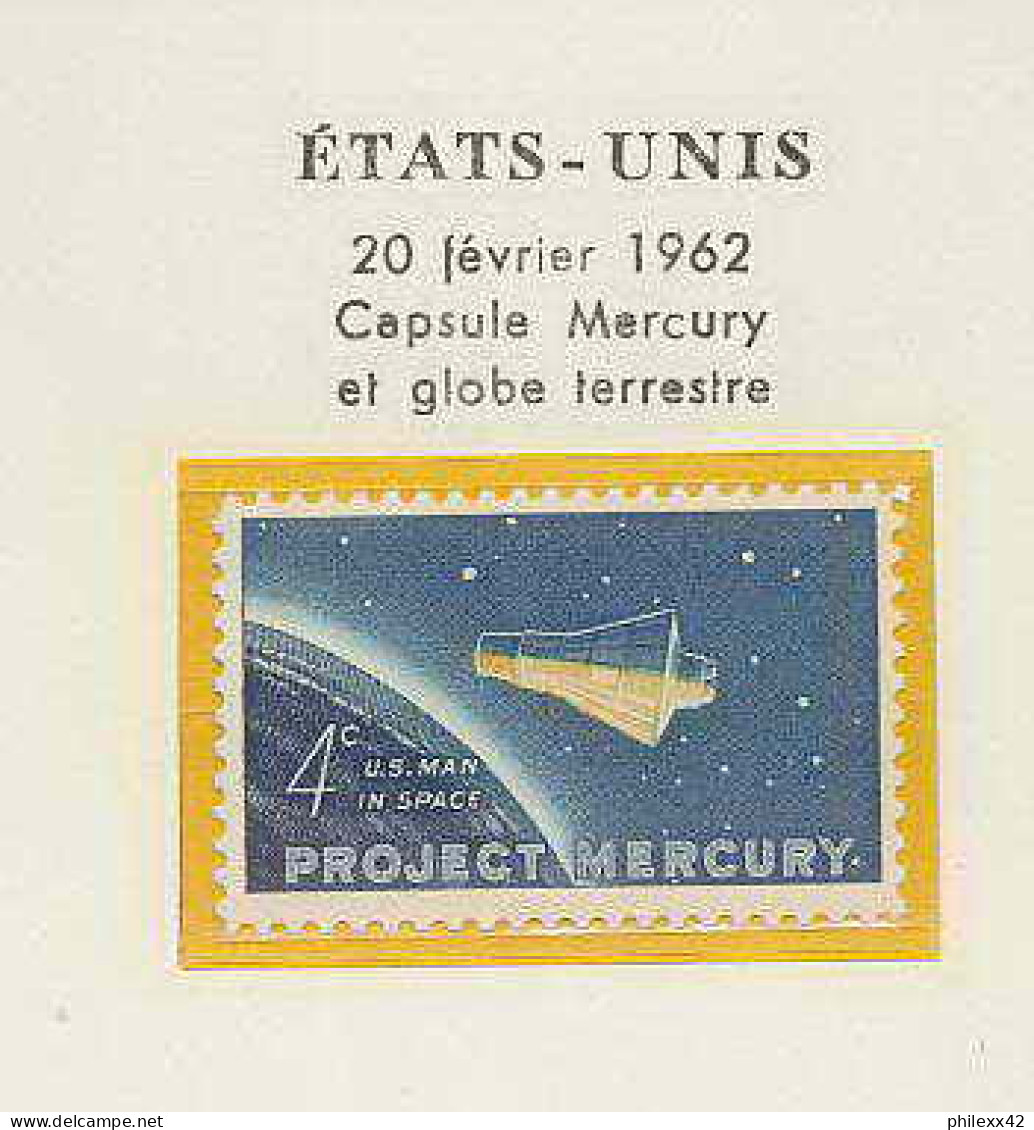 278/ Espace (space) 630A ** MNH John Glenn CAPSULE Mercury USA N° 725 - USA