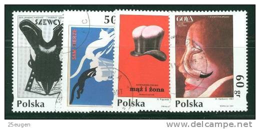 POLAND 1997 MICHEL No: 3678-3681 USED - Gebraucht