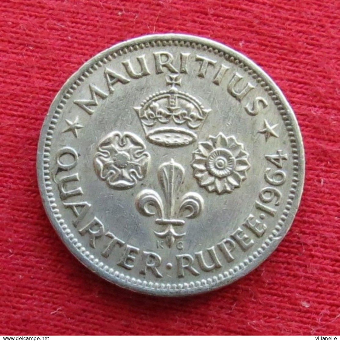 Mauritius 1/4 Rupee 1964 KM# 36 *VT Mauricia Maurice - Mauritius