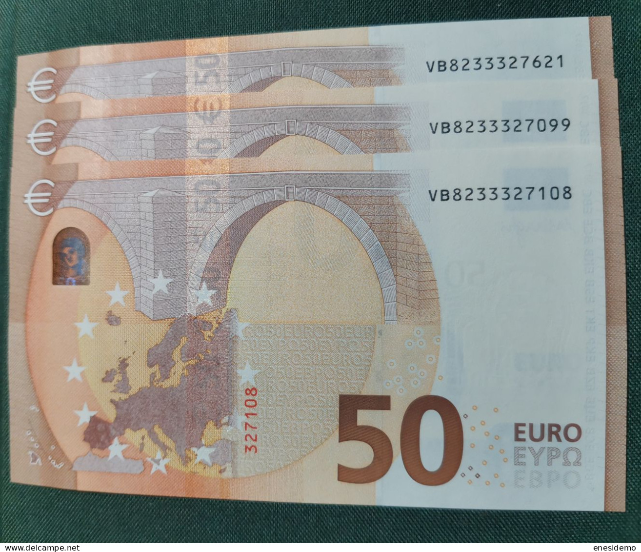 50 EURO SPAIN DRAGHI  2017 V017G2 VB SC FDS UNCIRCULATED PERFECT - 50 Euro