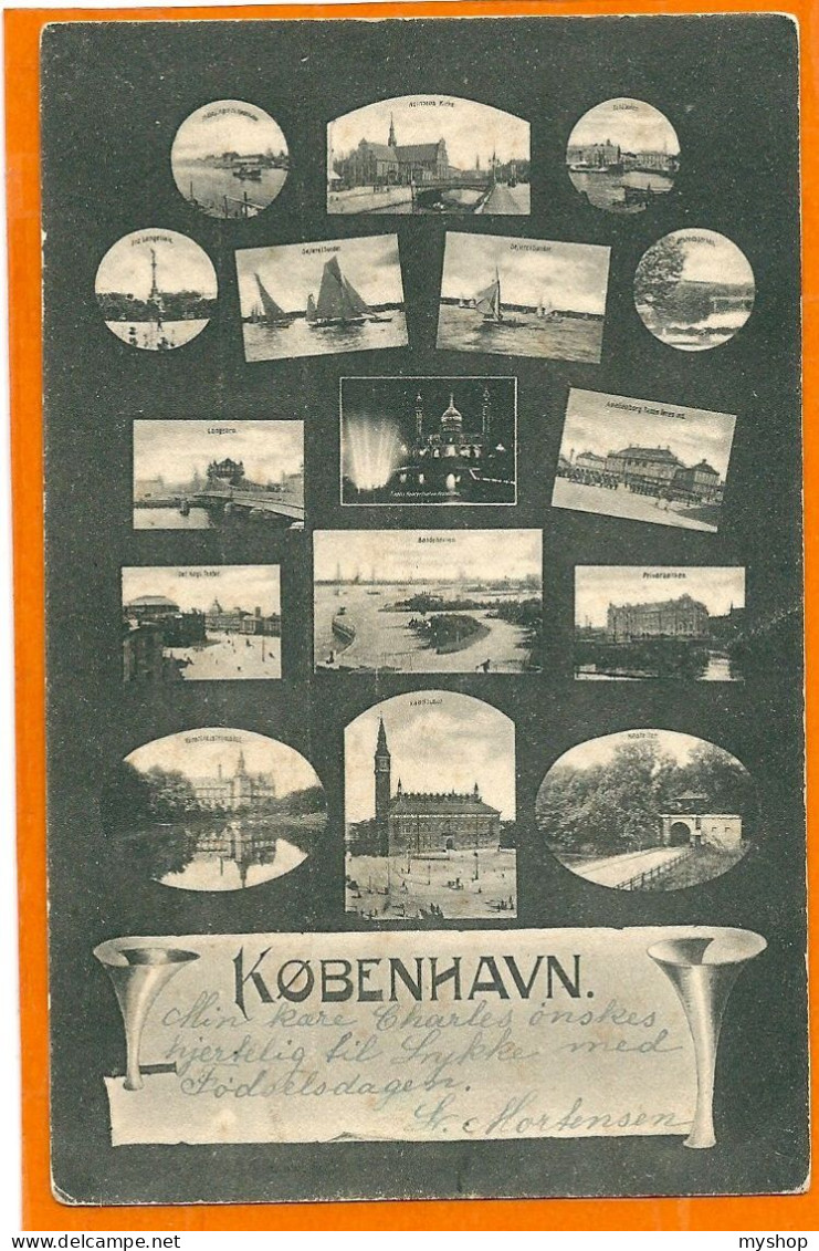 DK079_*   KØBENHAVN * MULTI VIEW * SIMPLE BACKSIDE * WRITTEN - Danemark