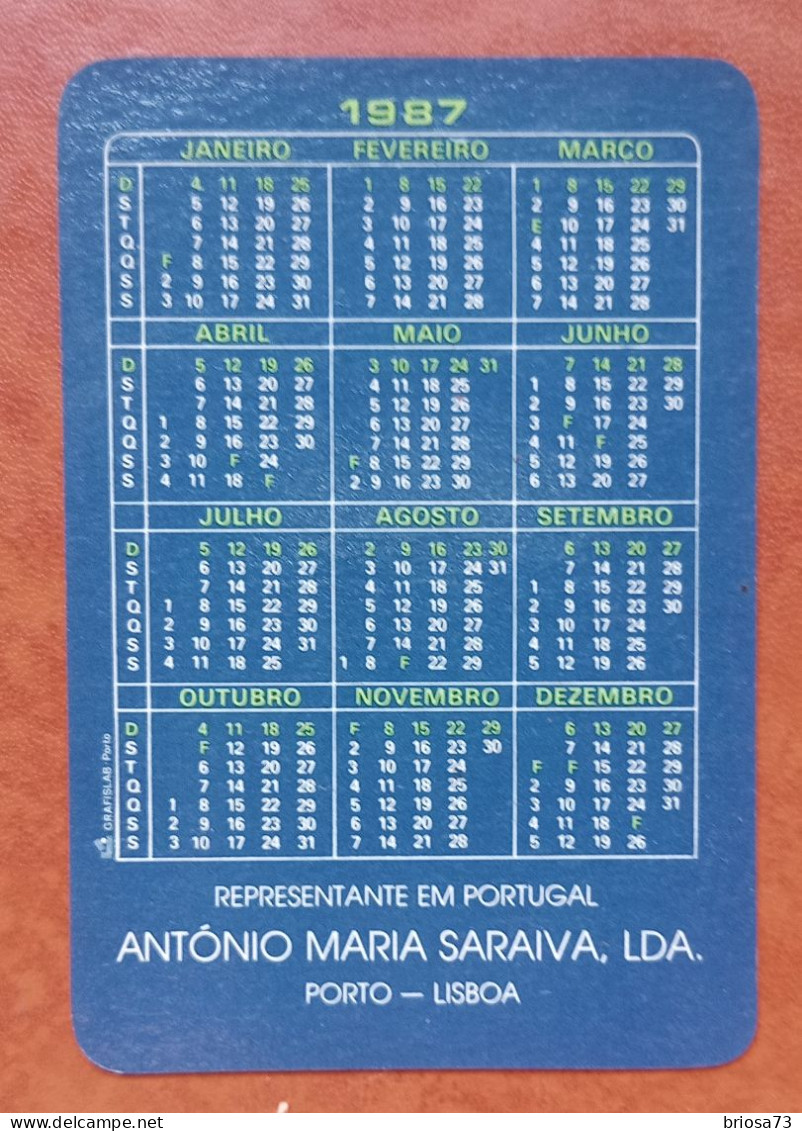 Calendrier De Poche KONICA 1987 - Petit Format : 1981-90