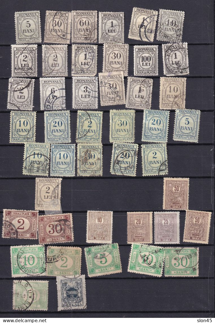 Romania 1920 And Up Accumulation Mostly Used 15891 - Autres & Non Classés