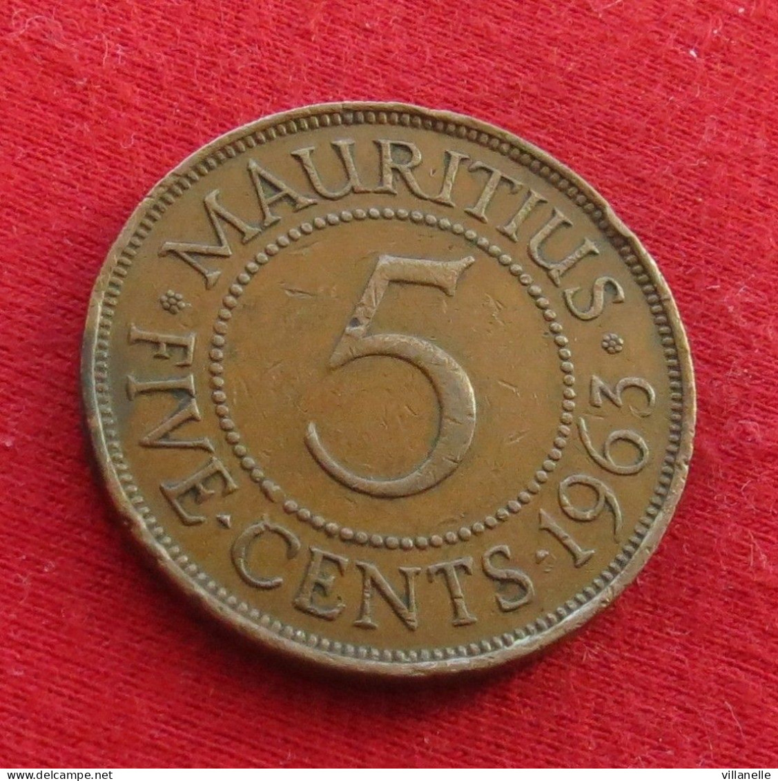 Mauritius 5 Cents 1963 KM# 34 *VT Mauricia Maurice - Mauritius