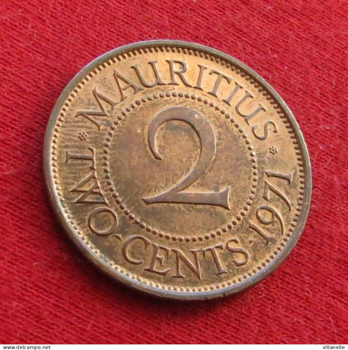 Mauritius 2 Cents 1971 KM# 32 *VT Mauricia Maurice - Mauricio