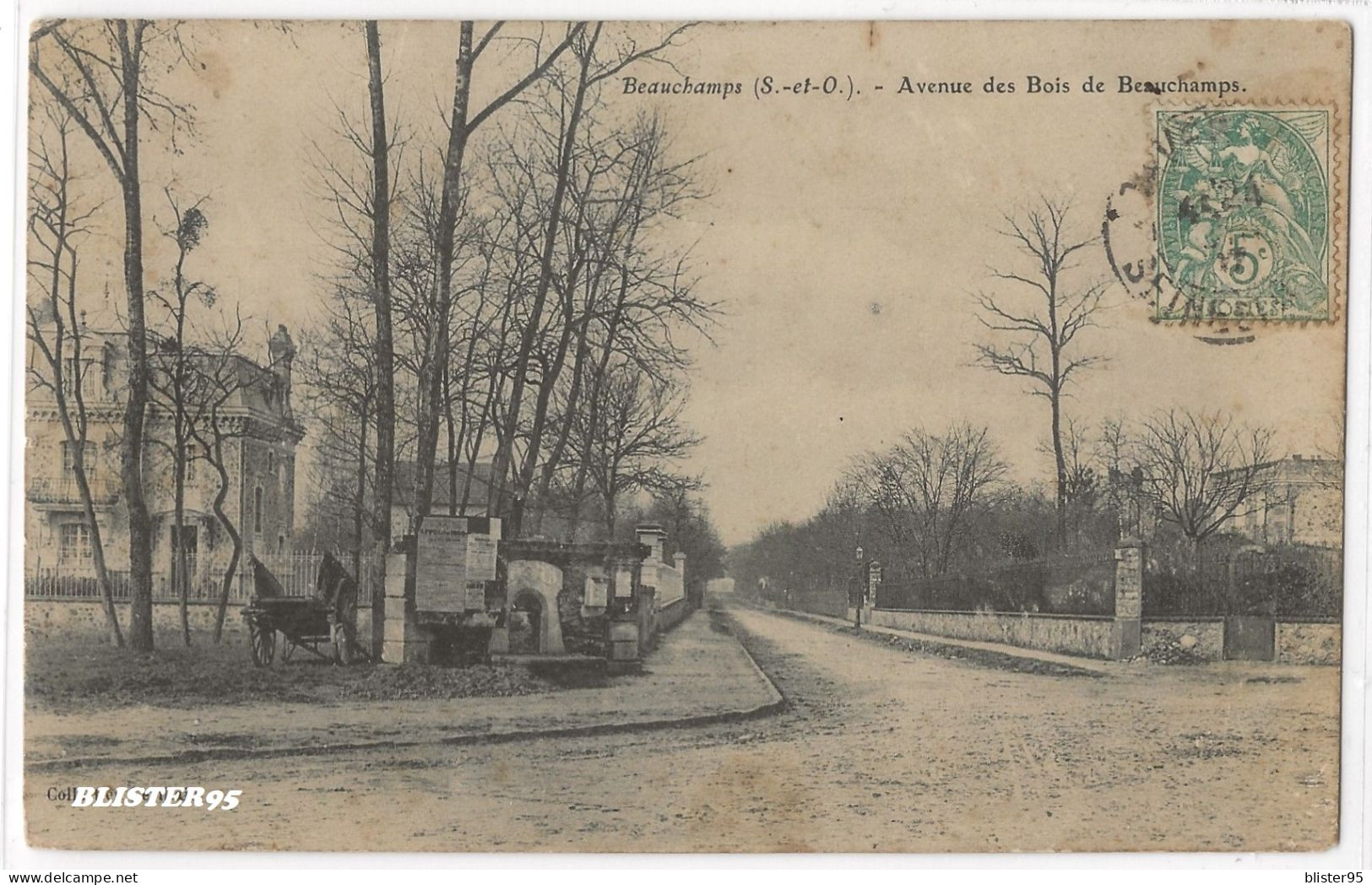 Beauchamps (95) Avenue Des Bois De Beauchamps , Envoyée En 1900/1910 - Beauchamp