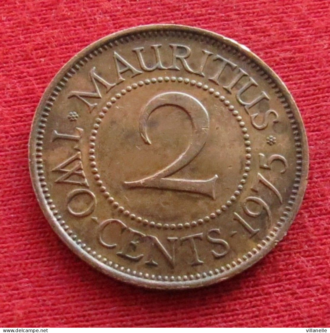 Mauritius 2 Cents 1975 KM# 32 *VT Mauricia Maurice - Mauritius