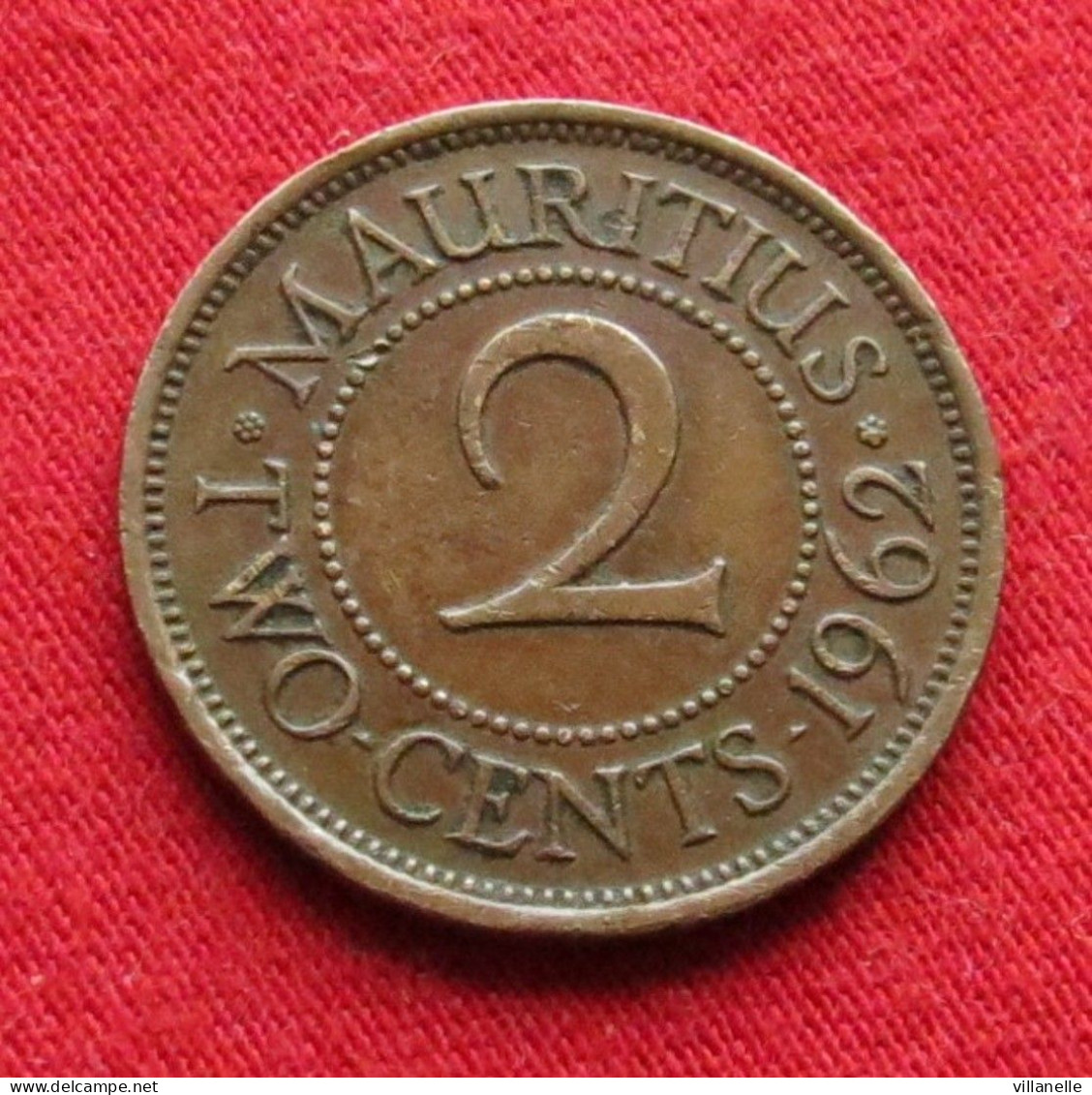 Mauritius 2 Cents 1962 KM# 32 Lt 656 *VT  Mauricia Maurice - Mauritius