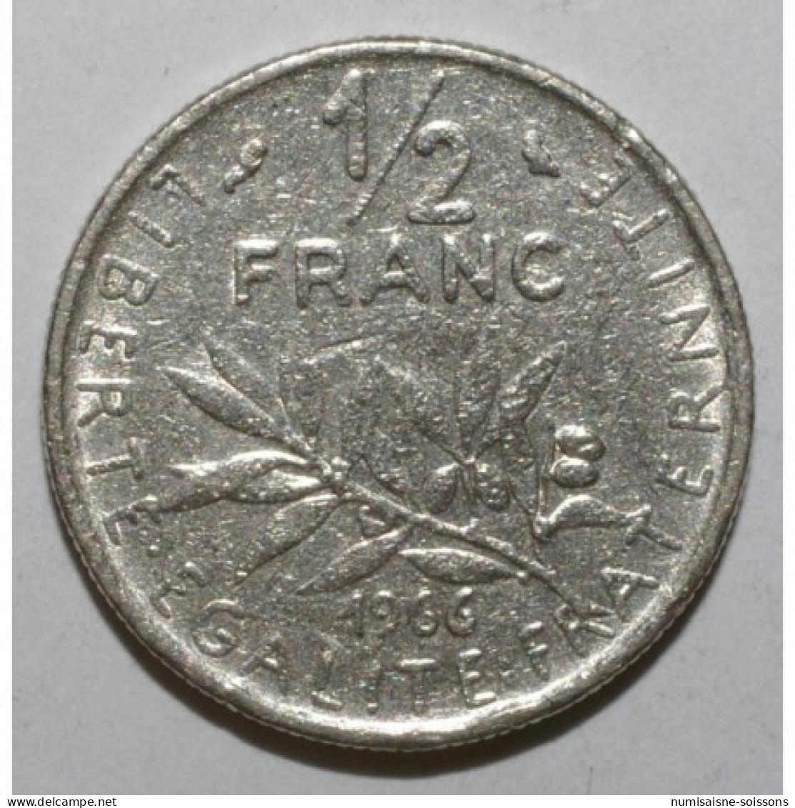 GADOURY 429 - 1/2 FRANC 1966 TYPE SEMEUSE - TB - KM 931.1 - 1/2 Franc