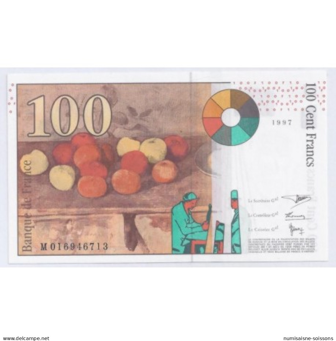 FAY 74/01 M - 100 FRANCS CEZANNE - 1997 - NEUF - PICK 158 - 100 F 1997-1998 ''Cézanne''