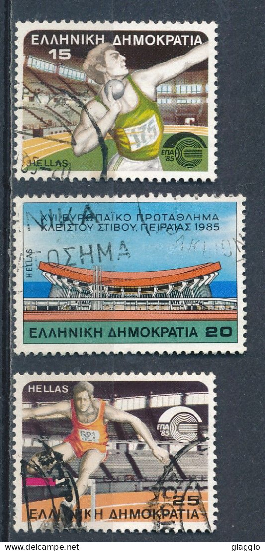 °°° GREECE - Y&T N°1554/56 - 1985 °°° - Used Stamps