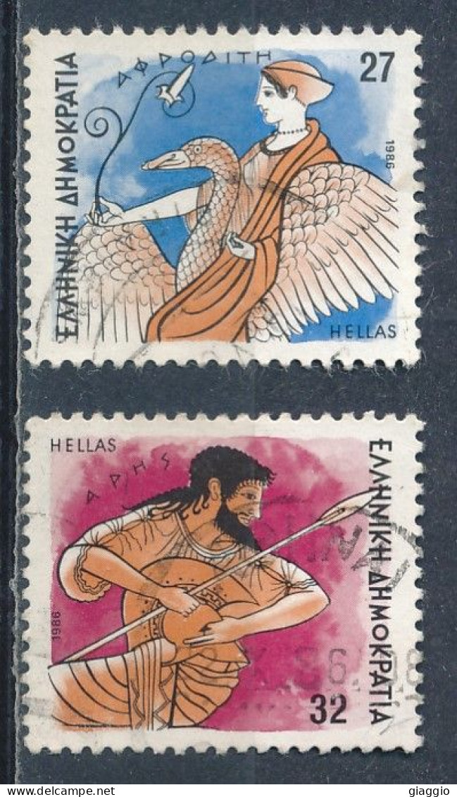 °°° GREECE - Y&T N°1588/89 - 1986 °°° - Used Stamps