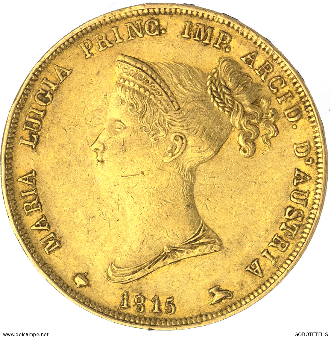 Italie-Duché De Parme-40 Lire 1815 Marie-Louise Parme - Parma