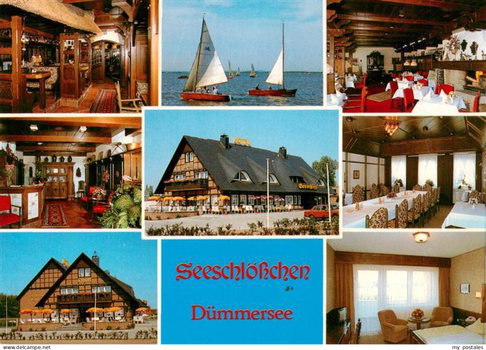 73954254 Lembruch_Duemmersee Hotel Restaurant Seeschloesschen Gastraeume Terrass - Lembruch