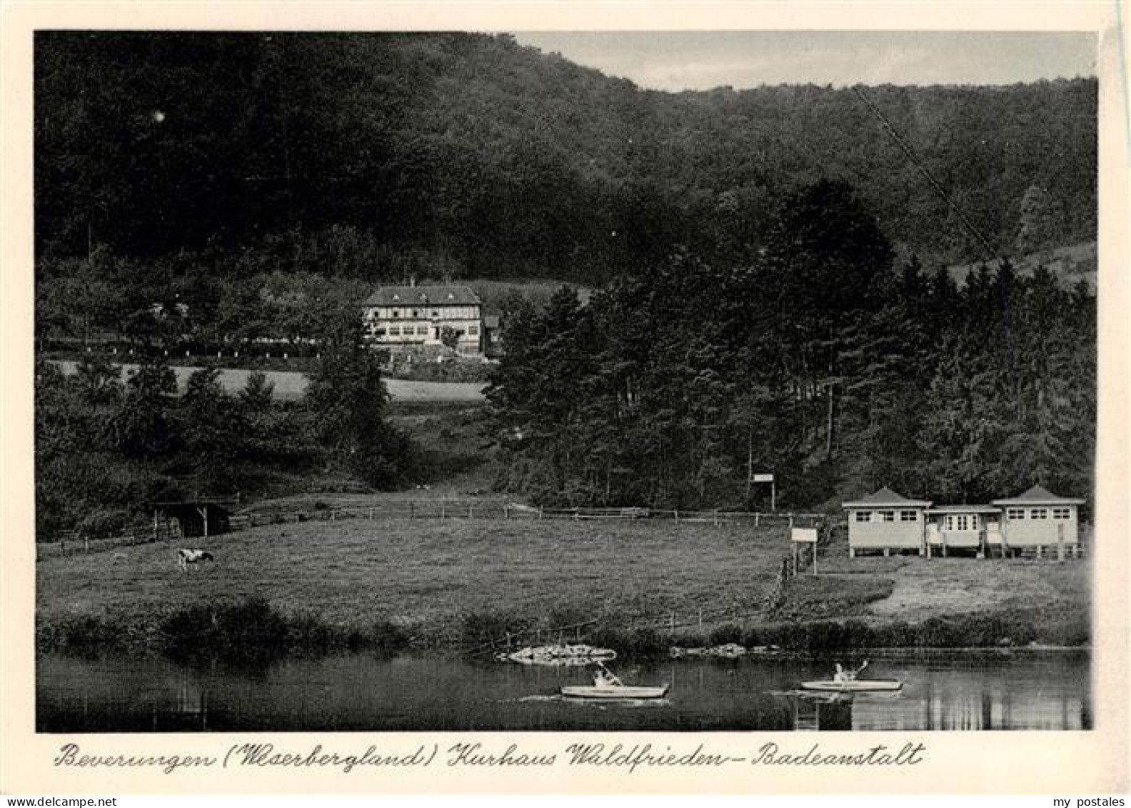 73873483 Beverungen Kurhaus Waldfrieden Badeanstalt Beverungen - Beverungen