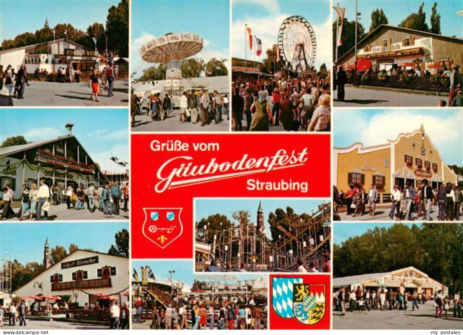 73873449 Straubing Gaeubodenfest Jahrmarkt Teilansichten Straubing - Straubing