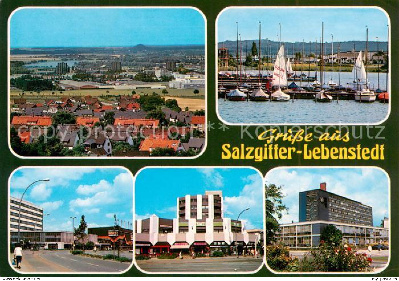 73839541 Lebenstedt Salzgitter Panorama Yachthafen Teilansichten Lebenstedt Salz - Salzgitter
