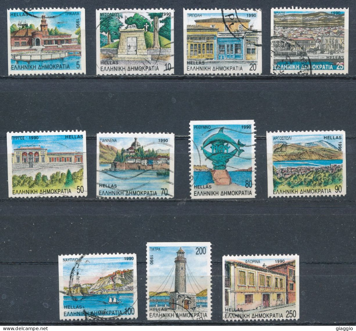 °°° GREECE - Y&T N°1741/54 - 1990 °°° - Used Stamps