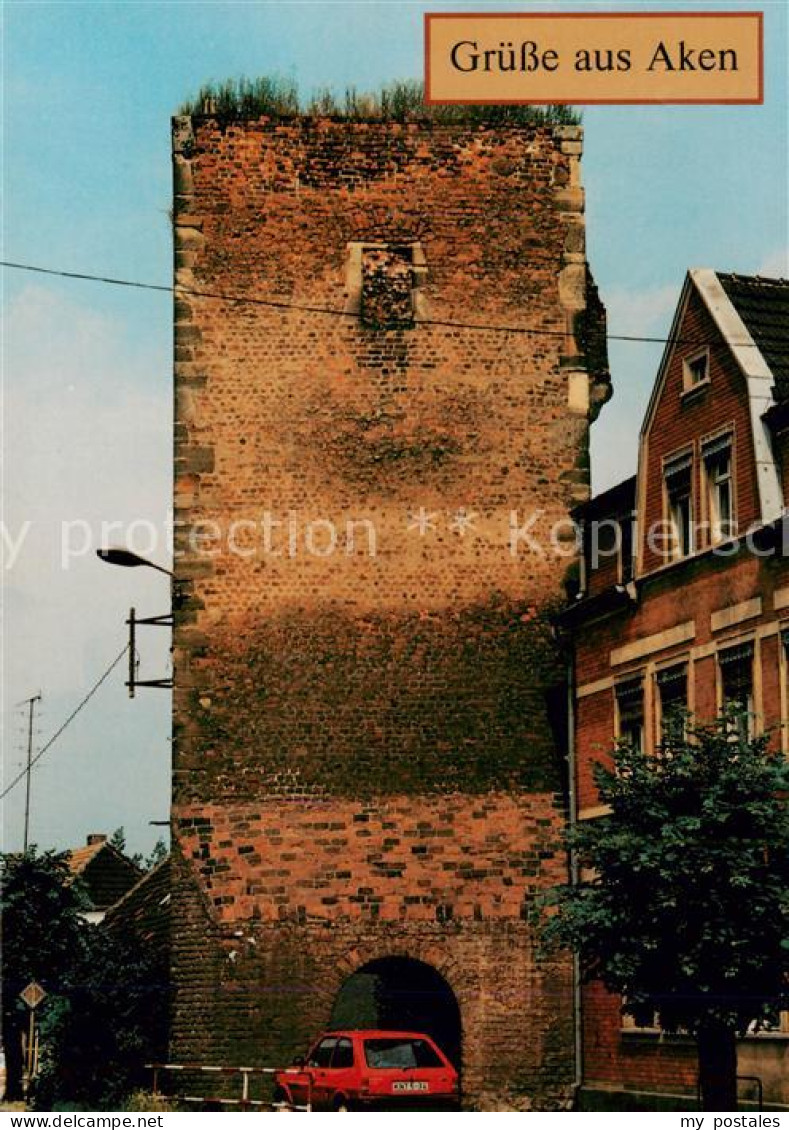 73839523 Aken Elbe Dessauer Turm Aken Elbe - Aken