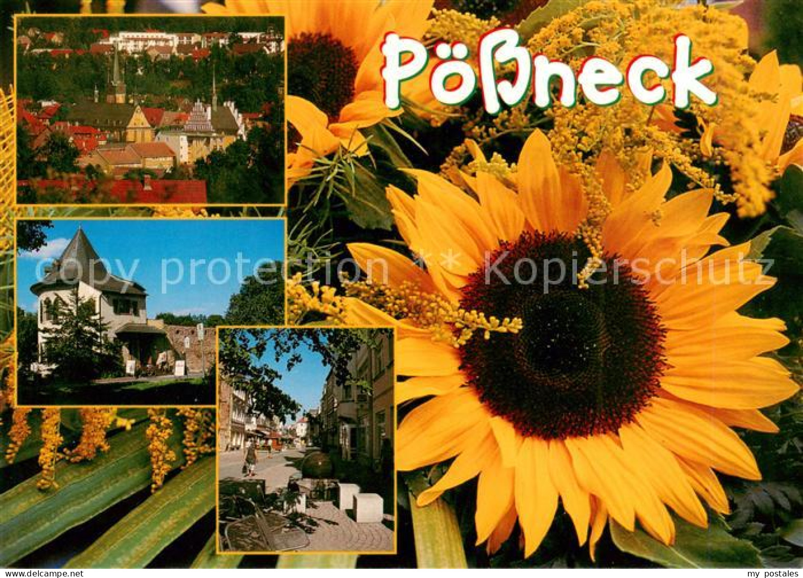 73839515 Poessneck Ortsteilansicht Glockenturm Boulevard Poessneck - Poessneck