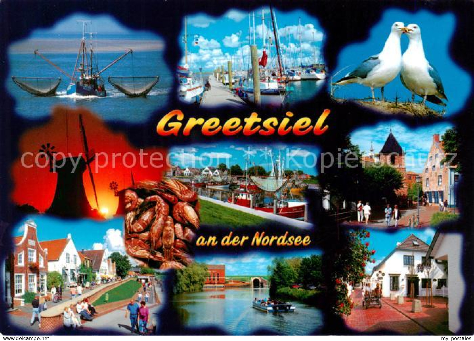 73839464 Greetsiel Krabbenkutter Yachthafen Ortspartien Greetsiel - Krummhoern