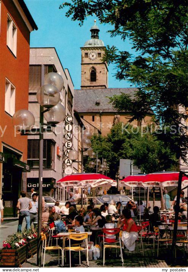 73732615 Schweinfurt Partie Am Marktplatz StrassenCafe Kirche Schweinfurt - Schweinfurt