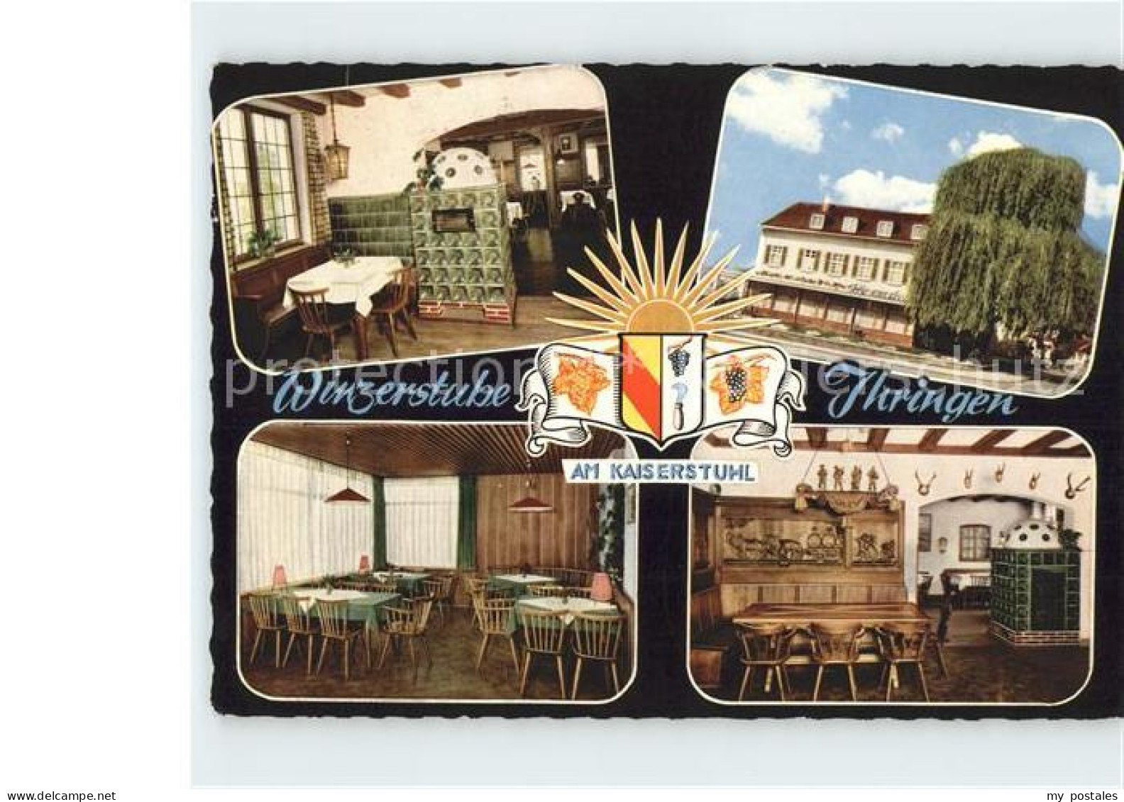 71850701 Ihringen Hotel Restaurant Winzerstube Weinort Kaiserstuhl Wappen Ihring - Ihringen
