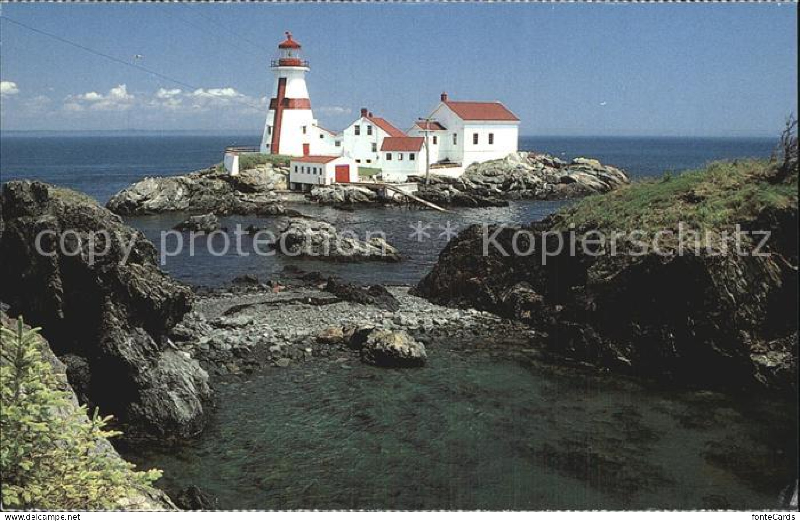 72563421 New_Brunswick Insel Mit Leuchtturm - Autres & Non Classés